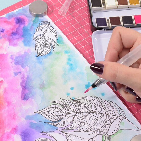 Vaessen Creative Florence Aquarel Papier Smooth A4 200g White 100st