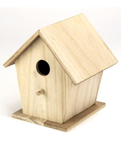 Houten Vogelhuisje 18x16x15cm