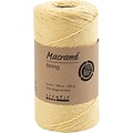 Creotime Macramé Koord 2mm 198m 330g Lichtgeel