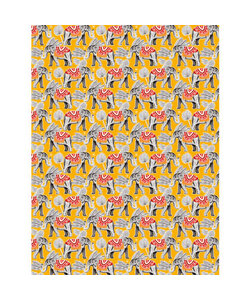 Vel Decopatch Papier Patroon Olifant Geel