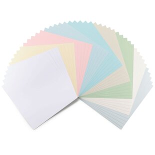Florence Cardstock Linnen Pack Pastel 12x12'' 250g