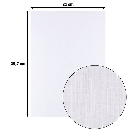 Vaessen Creative Florence Cardstock Linnen Pack Pastel A4 250g