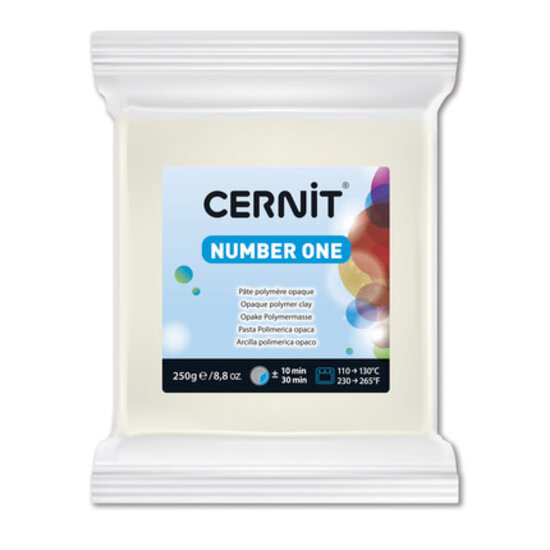 Cernit Cernit n°1 250g Wit Opaak