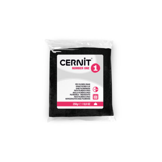 Cernit Cernit n°1 250g Zwart