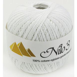 Haakgaren Nilo 01 White 100gr, 270m