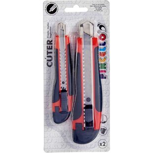 Pincello Afbreekmessen Set van 2 Rood