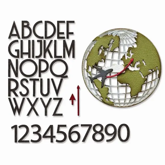 Sizzix Sizzix Thinlits Die Set Tim Holtz World Travel 45pcs