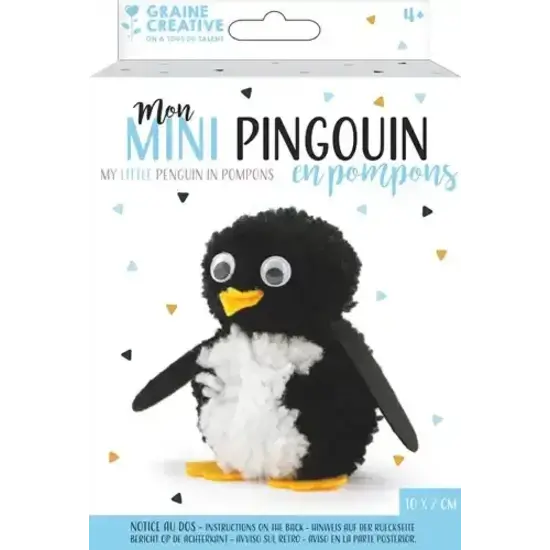 Graine Creative Graine Creative DIY Pompon Kit Pinguin