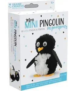 Graine Creative DIY Pompon Kit Pinguin