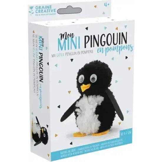 Graine Creative Graine Creative DIY Pompon Kit Pinguin