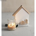 Rayher Fineerhouten Mini Huizen 2st 10,6x3,4cm en 2st 14x3,4cm