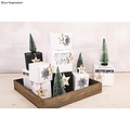 Rayher Houten Sterren 6,8cm 1st. en 4,8cm 23st