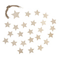 Rayher Houten Sterren 6,8cm 1st. en 4,8cm 23st