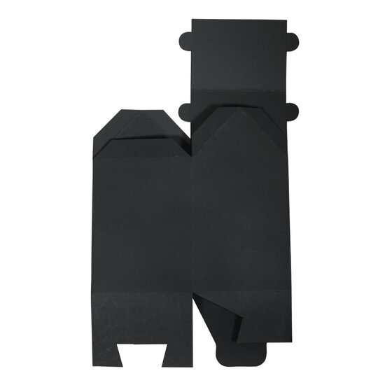 Rayher Vouwdoosje Huis Set 7,5x7,5x14cm Zwart 6st