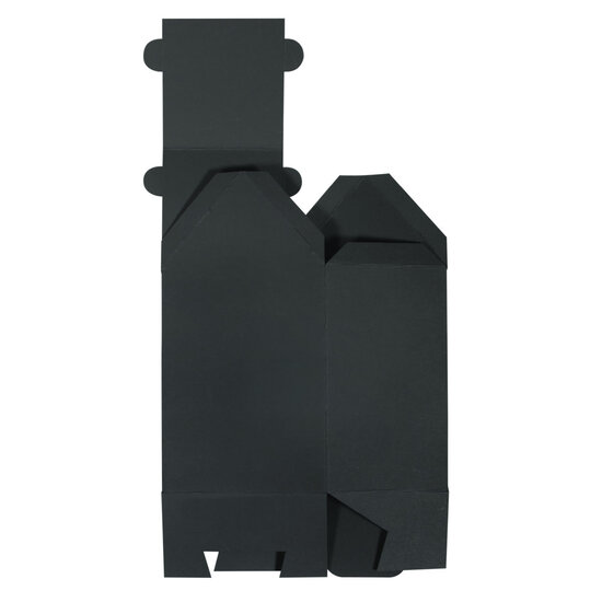 Rayher Vouwdoosje Huis Set 10x7,5x20cm Zwart 3st