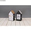 Rayher Vouwdoosje Huis Set 10x7,5x20cm Zwart 3st