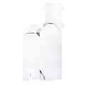 Rayher Vouwdoosje Huis Set 10x7,5x20cm Wit 6st
