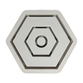 Rayher Silicone Gietmal Kaarsenstandaard Hexagon 16x14x2,5cm