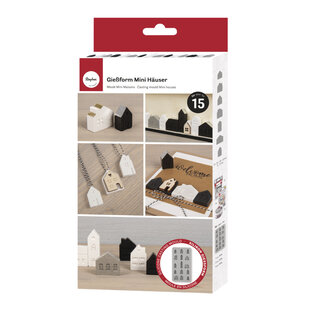 Silicone Gietmal Mini Lichthuisjes Diverse Maten 15st