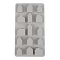 Rayher Silicone Gietmal Mini Lichthuisjes Diverse Maten 15st