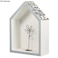 Rayher Houten Huizen 1st 12,5x8,5x4cm en 1st 14x10x4cm