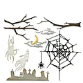 Tim Holtz Sizzix Tim Holtz Thinlits Die Set Vault Halloween Fright Night 11Pcs
