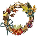 Tim Holtz Sizzix Tim Holtz Thinlits Die Holtz Vault Halloween Foliage Wreath 14Pcs