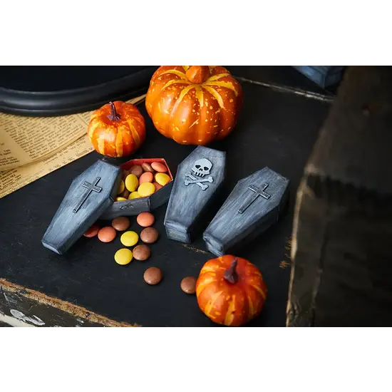 Tim Holtz Sizzix Tim Holtz Thinlits Die Set Vault Halloween Coffin Box 34Pcs