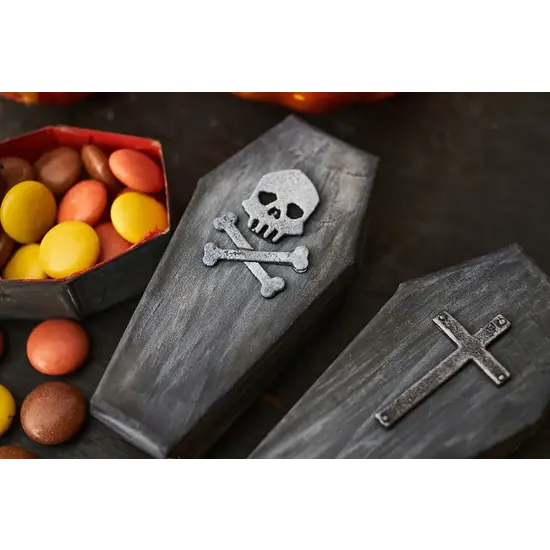 Tim Holtz Sizzix Tim Holtz Thinlits Die Set Vault Halloween Coffin Box 34Pcs