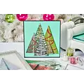 Sizzix Sizzix Clear Stamp & Stencil A5 Cosmopolitan Christmas Merry & Light 16pcs