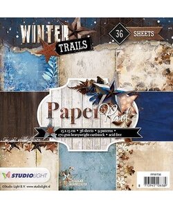 Studio Light Winter Trails Paper Pad 15x15cm nr. 98