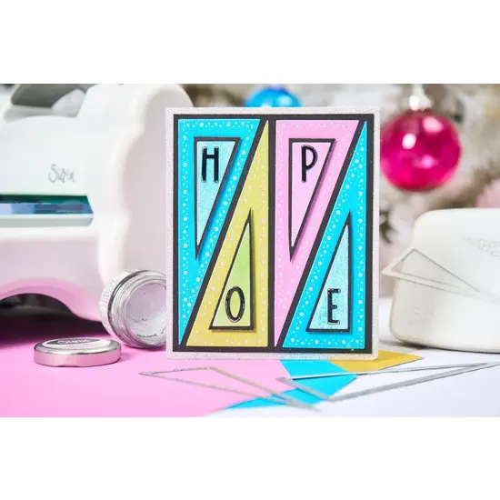 Sizzix Sizzix Framelits Dies Patti's Perfect Triangles 16pcs