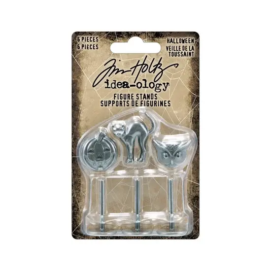 Tim Holtz Tim Holtz Idea-Ology Halloween Figure Stands 6pcs