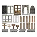 Tim Holtz Tim Holtz Idea-Ology Halloween Baseboards Plinthes 43pcs