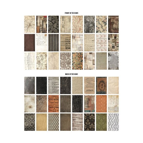 Tim Holtz Tim Holtz Idea-Ology Halloween Backdrops 24 Sheets