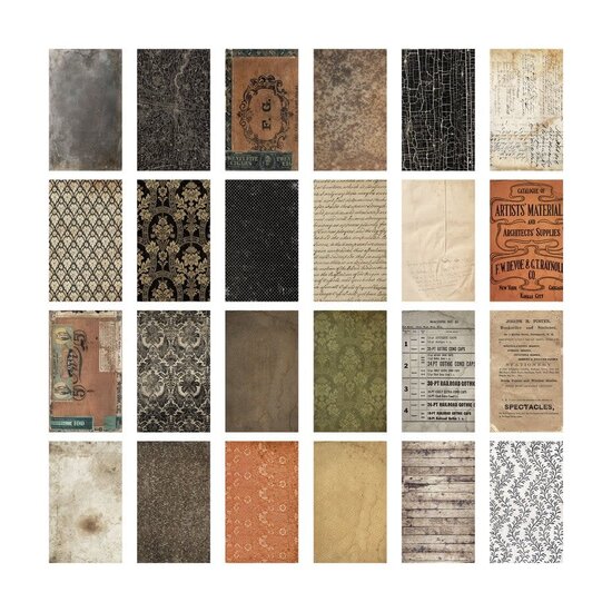 Tim Holtz Tim Holtz Idea-Ology Halloween Backdrops 24 Sheets