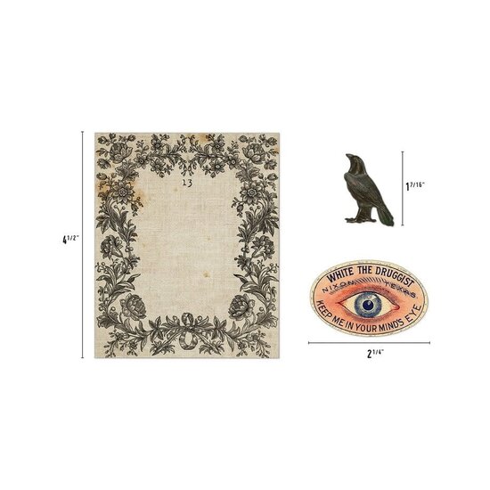 Tim Holtz Tim Holtz Idea-Ology Halloween Ephemera Pack 123pcs