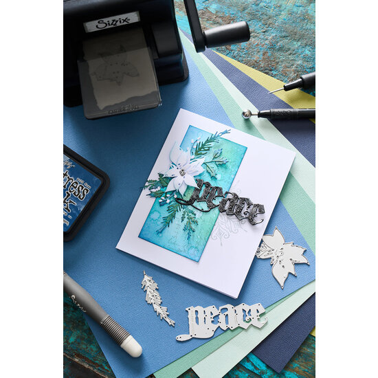 Tim Holtz Sizzix Thinlits Die Set Tim Holtz Vault Holiday Classic 12Pcs