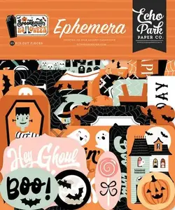 Echo Park Ephemera Spooktacular Halloween 33 pcs
