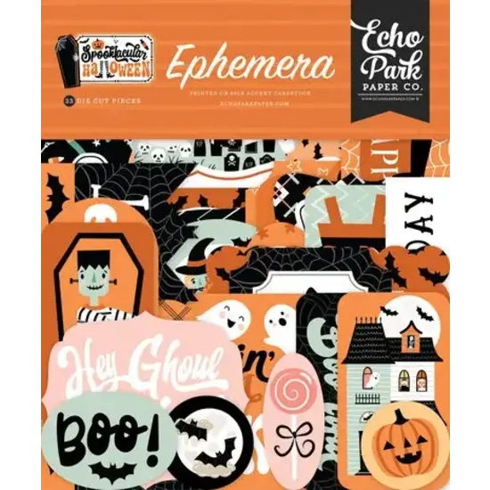 Echo Park Echo Park Ephemera Spooktacular Halloween 33 pcs
