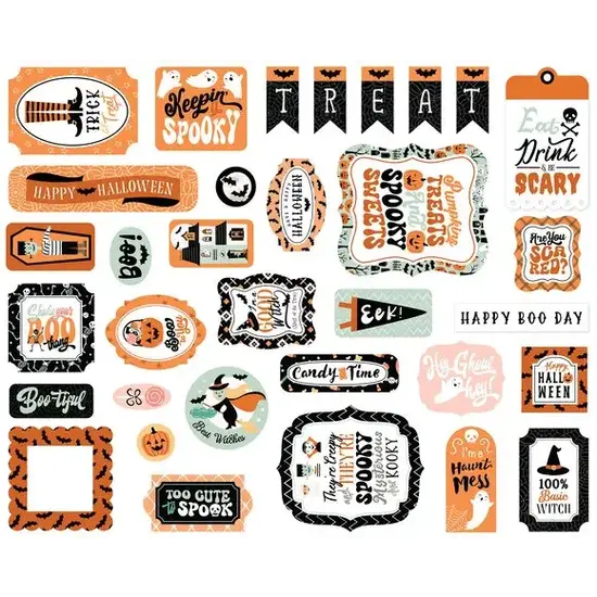 Echo Park Echo Park Ephemera Spooktacular Halloween 33 pcs