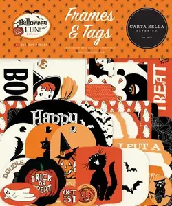 Carta Bella Frames & Tags Halloween Fun 33 pcs