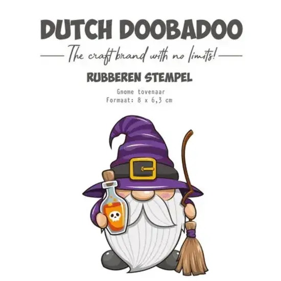 DDBD Dutch Doobadoo Rubber Stamp Gnome Tovenaar