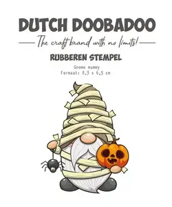 Dutch Doobadoo Rubber Stamp Gnome Mummy