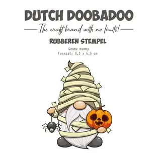 Dutch Doobadoo Rubber Stamp Gnome Mummy