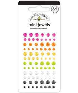 Doodlebug Design Halloween Assortment Mini Jewels 84 pcs