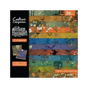 Crafter's Companion Paper Pad 6x6'' Vintage Halloween