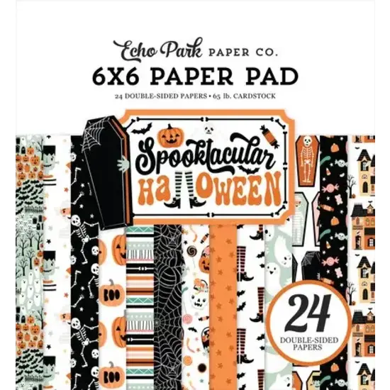 Echo Park Echo Park Paper Pad 6x6'' Spooktacular Halloween