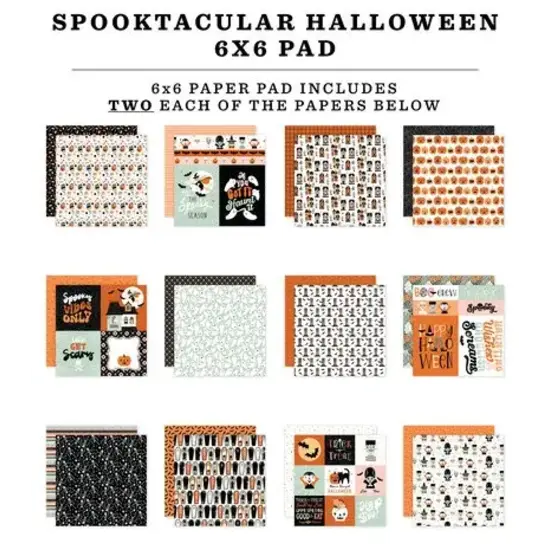 Echo Park Echo Park Paper Pad 6x6'' Spooktacular Halloween