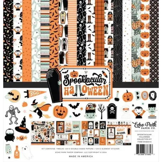 Echo Park Echo Park Paper Pad 12x12'' Spooktacular Halloween